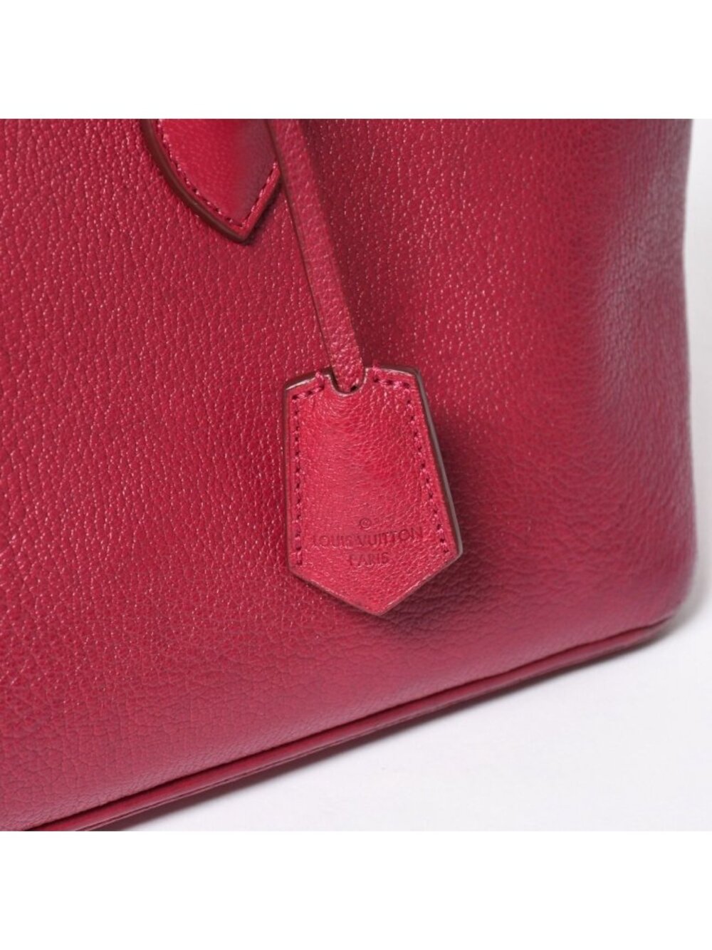 Louis Vuitton Automatic Marble Handbag Gray Leather Raspberry - Picture 12 of 16